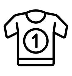 Soccer Tshirt Icon Outline Sport Game