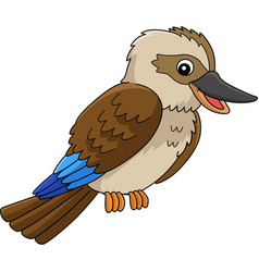 Kookaburra Animal Cartoon Colored Clipart