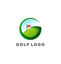 Letter G Golf Logo