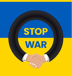 Stop War Handshake Peace Concept