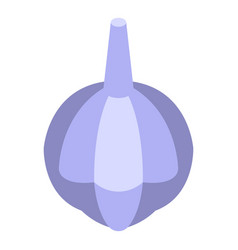 Fresh Garlic Icon Isometric Dish Meal