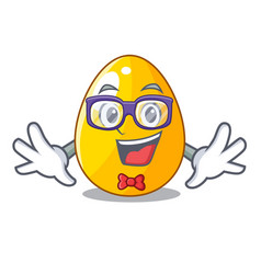 Geek Golden Eggo On Isolated Image Mascot