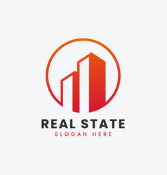 Modern Real Estate Property Apartment Logo Design