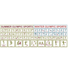 Olympic Sport Set Of Sports Icons Icons Of All