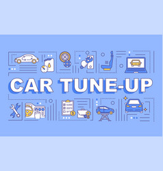 Car Tune-up Word Concepts Banner