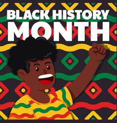 Happy People Celebrate Black History Month