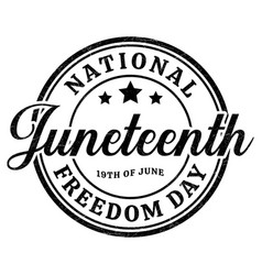 Juneteenth Or June 19th Day Badge Logo Emblem