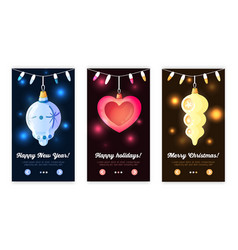 Christmas Retro Toys Banners