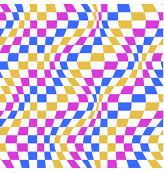 Flat Design Checkerboard Pattern Design