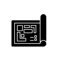 Blueprint Black Glyph Icon