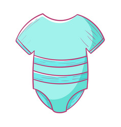 Cute Baby Clothes Blue Boy Slip Cartoon Doodle