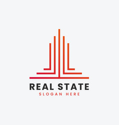 Modern Real Estate Property Apartment Logo Design