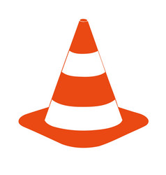 Traffic Cone Construction Icon Image