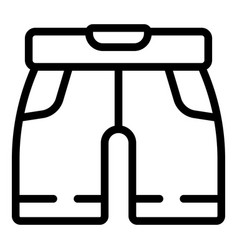 Soccer Shorts Icon Outline Game Play