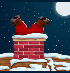 Santa Stuck In Chimney