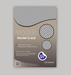 Yoga Online Class Flyer Template