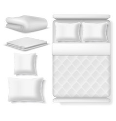 Bed topview icon image Royalty Free Vector Image