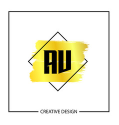 Initial Letter Av Logo Template Design