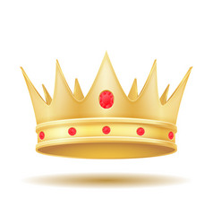 Crown contour Royalty Free Vector Image - VectorStock