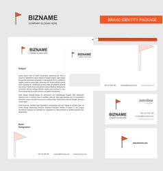 Sports Flag Business Letterhead Envelope