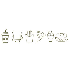 Fast Food Icons Fast Food Template