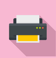 Home Printer Icon Flat Style