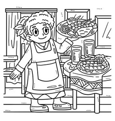 Juneteenth African American Food Coloring Page