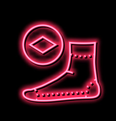 Summer Sock Neon Glow Icon