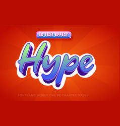 Hype Text 3d Editable Template