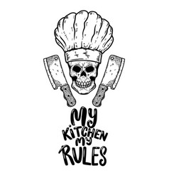 My Kitchen Rules Chef Skull And Meat