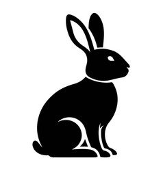 Rabbit Silhouette Stock