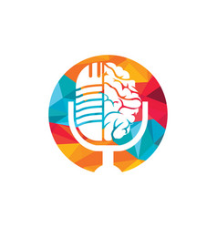 Brain Podcast Logo Design