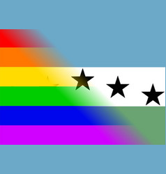 Lgbt Flag Of Firestone City Colorado