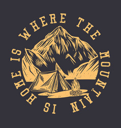 Logo Design Is Where Mountain Is Home