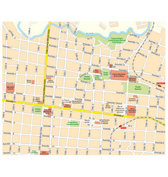 City Map Downtown San Jose Costa Rica