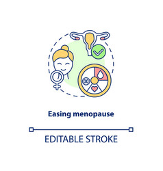 Easing Menopause Concept Icon