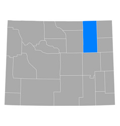 Map Campbell In Wyoming