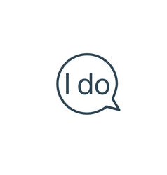 Speech Bubble With I Do Proposal Frase Callout