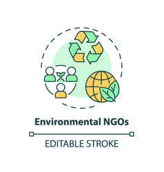 Environmental Ngos Multi Color Concept Icon