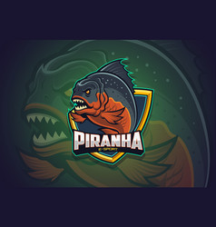 Piranha Esport Logo Design