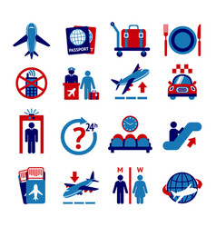 Airport Icons Set