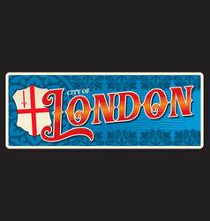 London Travel Sticker Great Britain England Sign