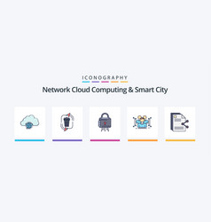 Network Cloud Computing And Smart City Line