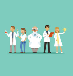 Laboratory Team Team Of Scientists Or Doctors