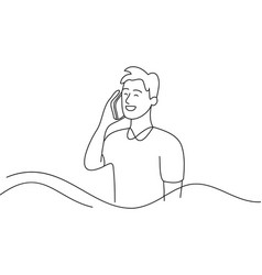 An Asian Man Talking On The Phone And Gesturing