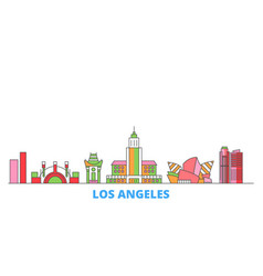 United States Los Angeles City Line Cityscape