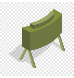 Military Mine Isometric Icon