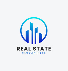 Modern Real Estate Property Apartment Logo Design