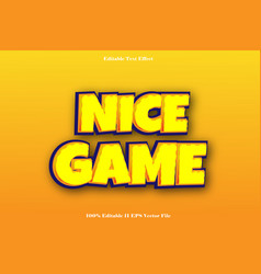 Nice Game Editable Text Effect 3d Emboss Gradient