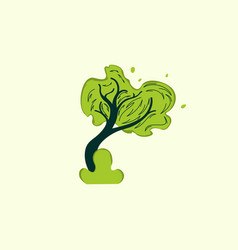 Green Tree Naturally Icon Logo